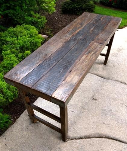 Rustic Folding Table, Vintage Dining Room Table, Kitchen Island, Sofa Table, B94