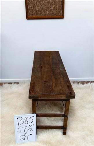 Rustic Folding Table, Vintage Dining Room Table, Kitchen Island, Sofa Table, B85