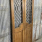 Vintage Indian Garden Gates, Carved Teak Metal Doors, Architectural Salvage A112