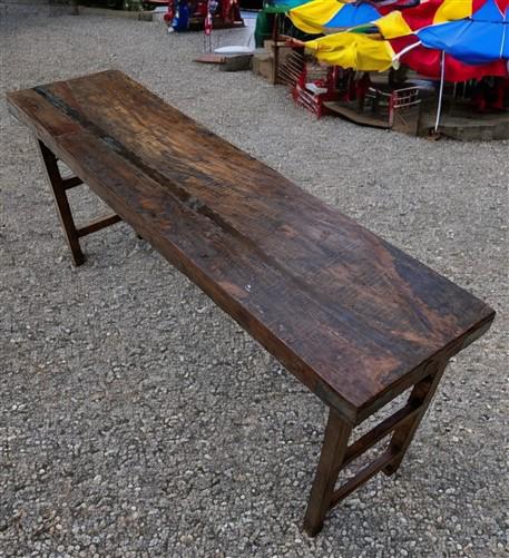 Rustic Folding Table, Vintage Dining Room Table, Kitchen Island, Sofa Table, B95