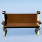 Vintage Wooden Church Pew, 4' 6" Porch Bench, Entry Foyer, Dining Seating, C28