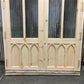 Arched French Double Door (48x80) 5 Pane Glass Door European Styled w Jamb OM2