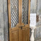 Vintage Indian Garden Gates, Teak Metal Carved Doors, Architectural Salvage A112