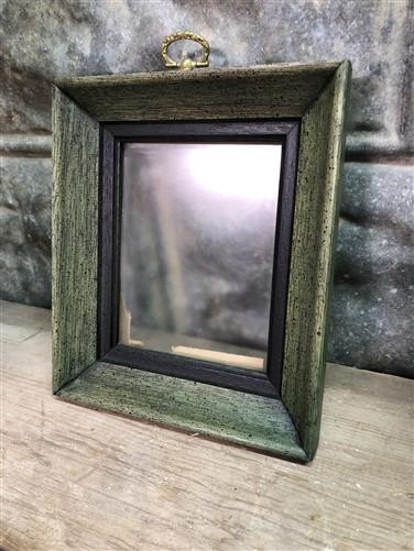 12 Green Wood 4.5x3.5 Picture Photo Frames with Glass, Art Craft Supplies B