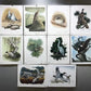 10 Richard Sloan Signed Prints, 28x22 Wade Collection Lithograph Plates 31-40