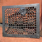 Ornate Art Deco Cast Iron Grate Vintage Wall Floor Fireplace Register Vent A5