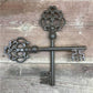 Large Rustic Skeleton Keys, Victorian Keys, Cast Iron Skeleton Key Wall Decor
