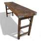 Rustic Folding Table, Vintage Dining Room Table, Kitchen Island, Sofa Table, B77