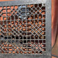 Ornate Art Deco Cast Iron Grate Vintage Wall Floor Fireplace Register Vent A5