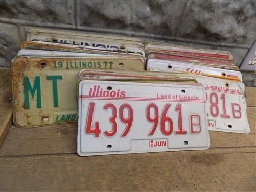 Set of 50 License Plates Lot Vintage Automobile Car Truck Tags jr