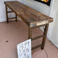 Rustic Folding Table, Vintage Dining Room Table, Kitchen Island, Sofa Table, B99