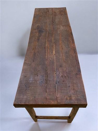 Rustic Folding Table, Vintage Dining Room Table, Kitchen Island, Sofa Table, B76