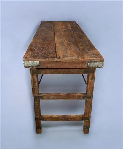 Rustic Folding Table, Vintage Dining Room Table, Kitchen Island, Sofa Table, B93