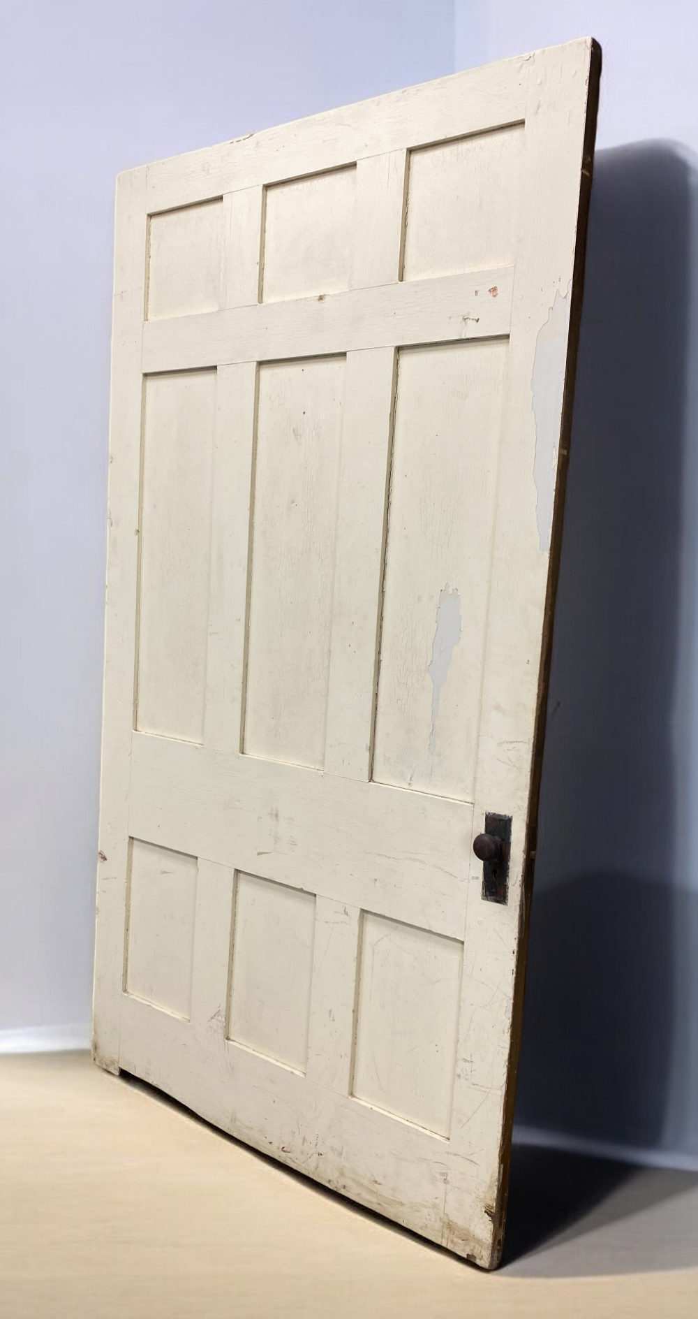 Vintage American Door (50x92) Nine Panel Interior Door, Pocket Door, AM78