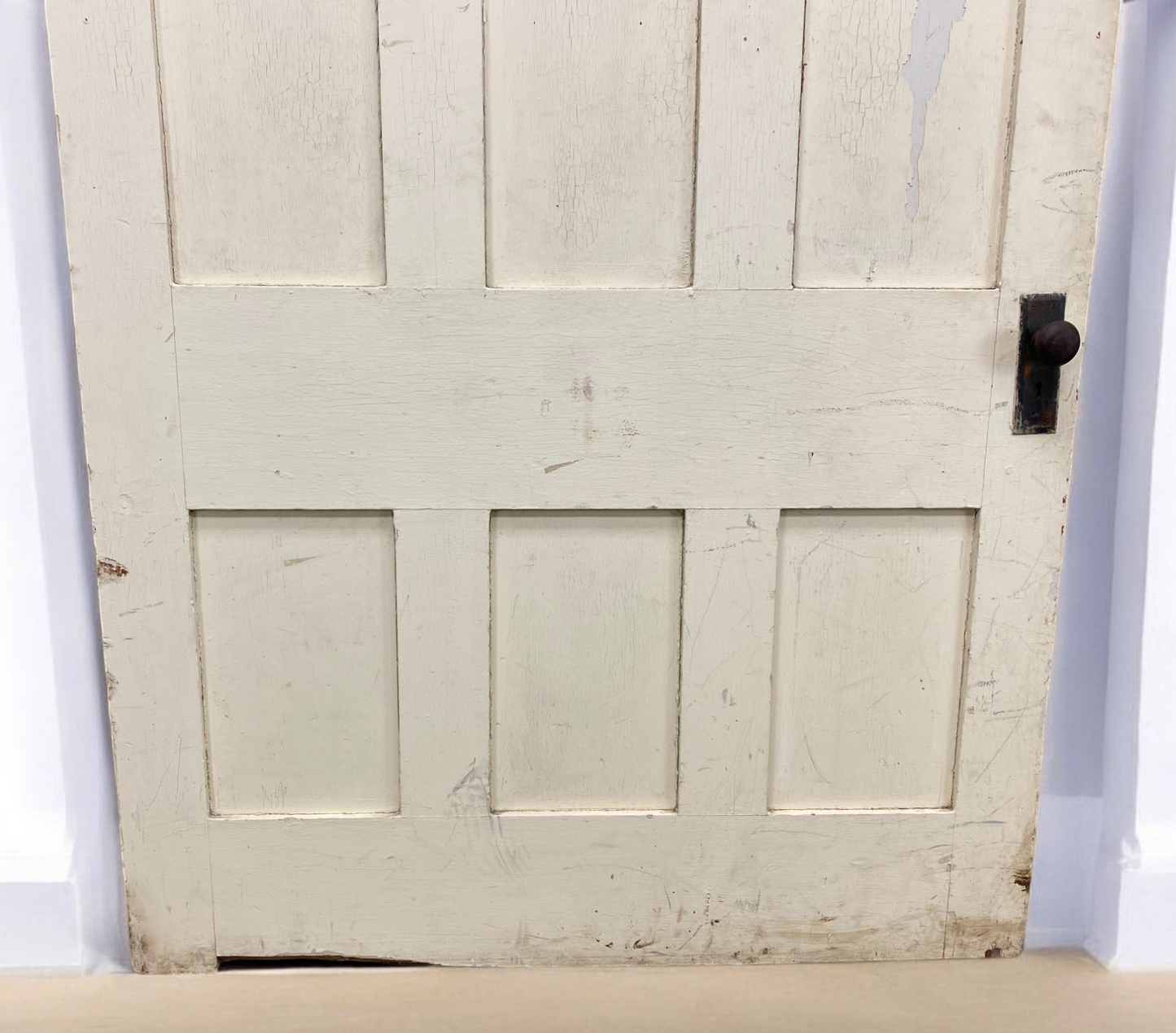 Vintage American Door (50x92) Nine Panel Interior Door, Pocket Door, AM78