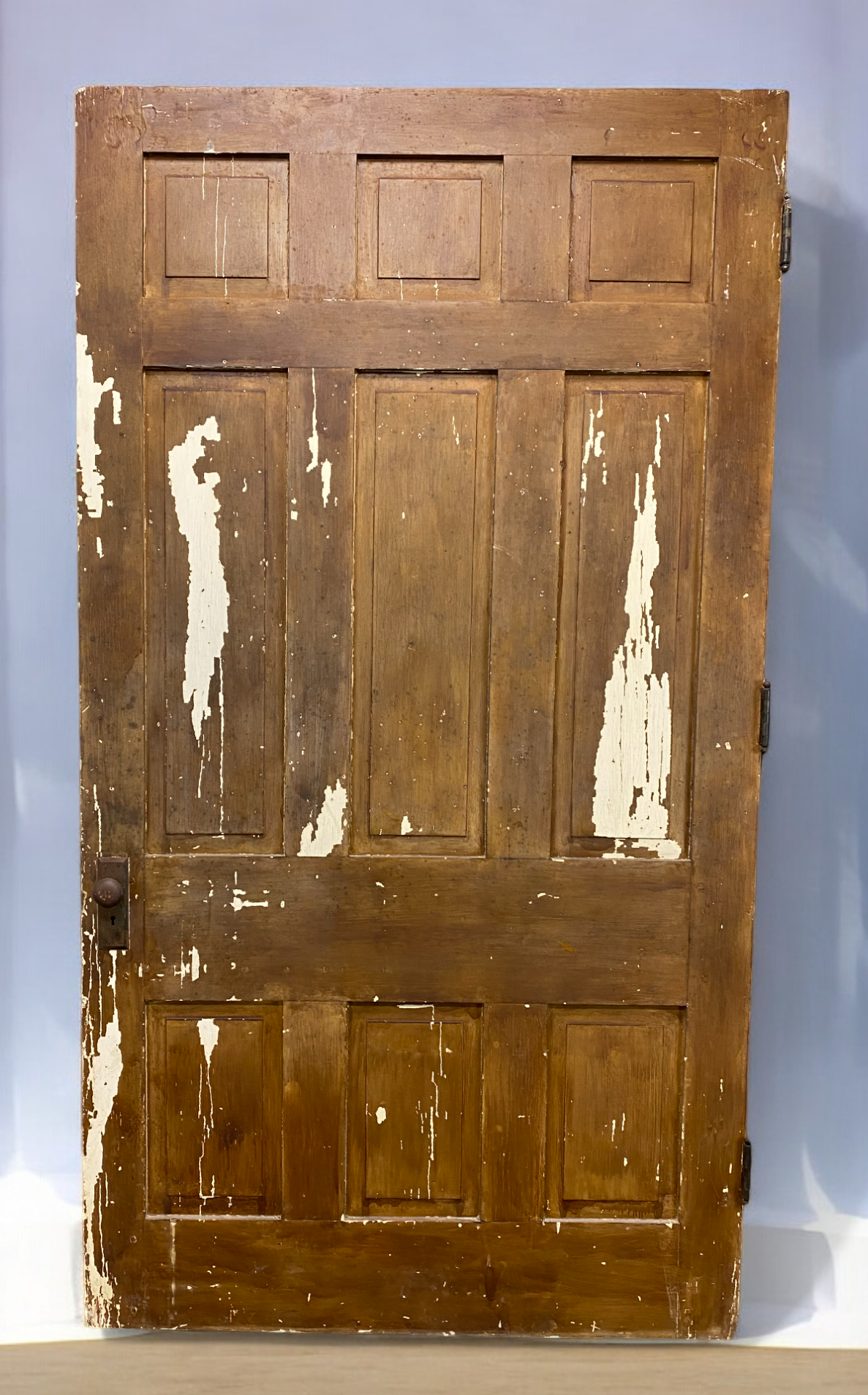 Vintage American Door (50x92) Nine Panel Interior Door, Pocket Door, AM78