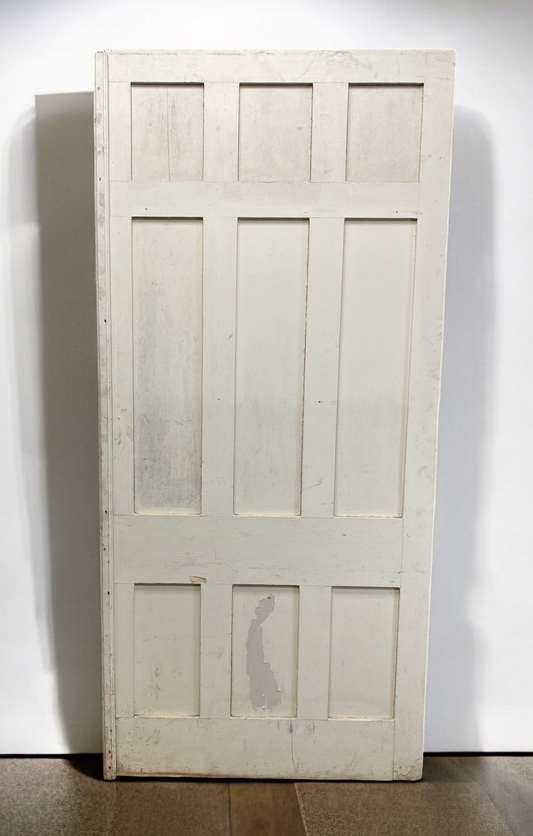 Vintage American Door (42x92.25) Nine Panel Interior Door, Pocket Door, AM79