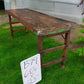 Rustic Folding Table, Vintage Dining Room Table, Kitchen Island, Sofa Table, B79