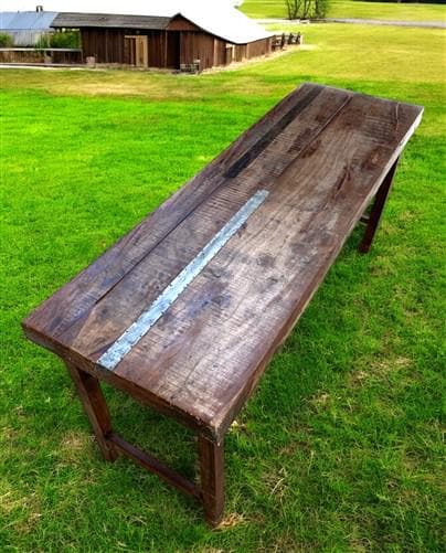 Rustic Folding Table, Vintage Dining Room Table, Kitchen Island, Sofa Table, B98