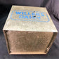 Willers Dairy Galvanized Milk Bottle Tin Box, Vintage Porch Delivery Carrier