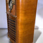 1940 Zenith Model 10S464 Radio, Vintage Floor Model, Wooden Cabinet Tube Radio