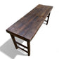 Rustic Folding Table, Vintage Dining Room Table, Kitchen Island, Sofa Table, B81