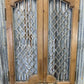 Vintage Indian Garden Gates, Carved Teak Metal Doors, Architectural Salvage A112