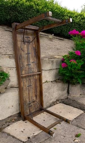 Rustic Folding Table, Vintage Dining Room Table, Kitchen Island, Sofa Table, B91