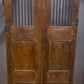 Vintage Indian Garden Gates, Carved Teak Metal Doors, Architectural Salvage A108