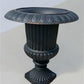 39" Tall Cast Iron Fluted Urn, Flower Pot Planter, Garden Patio Yard Art B5