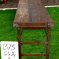 Rustic Folding Table, Vintage Dining Room Table, Kitchen Island, Sofa Table, B75