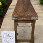 Rustic Folding Table, Vintage Dining Room Table, Kitchen Island, Sofa Table, B82