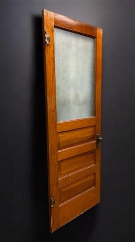 Vintage American Door (31.75x84) Single Pane Door, Architectural Salvage, AM57