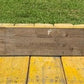 Vintage German Beer Garden Folding Bench, Portable Industrial Wood Bench Seat A3