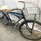 1959 Western Flyer Blue Bicycle, Vintage Boys Tank Bike, Serial# 8462210578895