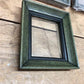 12 Green Wood 4.5x3.5 Picture Photo Frames with Glass, Art Craft Supplies B