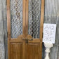 Vintage Indian Garden Gates, Carved Teak Metal Doors, Architectural Salvage A112