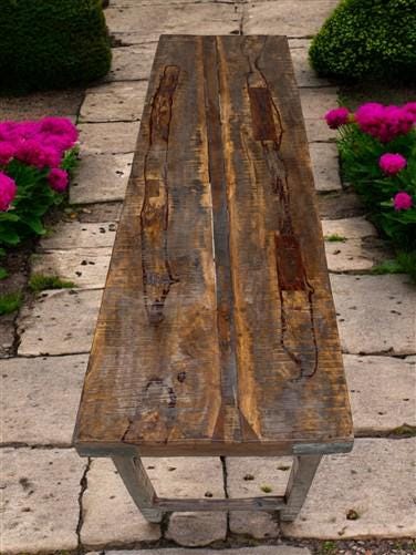 Rustic Folding Table, Vintage Dining Room Table, Kitchen Island, Sofa Table, B91