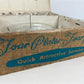 1950s Homestead Retro Snack Set, 4 Plates 4 Cups Federal Glass, Original Box B