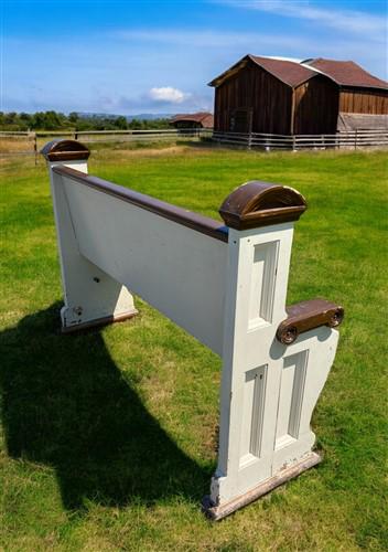 Vintage Wooden Church Pew, Porch Bench, Entry Foyer Bench, Dining Seating, C29