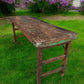 Rustic Folding Table, Vintage Dining Room Table, Kitchen Island, Sofa Table, B79