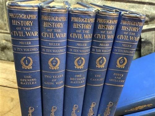 1912 Photographic History of The Civil War, Semi Centennial 10 Volume Set B