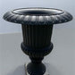 39" Tall Cast Iron Fluted Urn, Flower Pot Planter, Garden Patio Yard Art B5