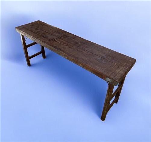 Rustic Folding Table, Vintage Dining Room Table, Kitchen Island, Sofa Table B101