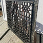 Ornate Art Deco Cast Iron Grate Vintage Wall Floor Fireplace Register Vent A4