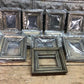 12 Gold Wood 4.5x3.5 Picture Photo Frames with Glass, Art Craft Supplies A