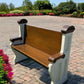 Vintage Wooden Church Pew, Porch Bench, Entry Foyer Bench, Dining Seating, C33