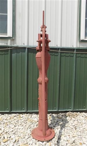 Well Water Pump, Cast Iron Cistern, Windmill Pitcher Pump, Red Jacket, GN