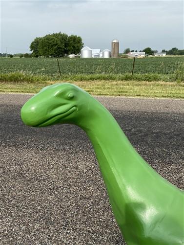 Sinclair Dinosaur, Gas Station Pump Sign, Cast Aluminum Statue, Yard Art, U