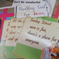 1970s Sunday School Kids Church Bible School Posters Signs Religious Material